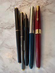 Collection Of Vintage Parker , Schaefer, Iridium Points, Fountain Pens