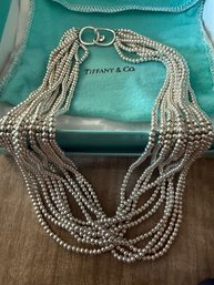 Tiffany Multi Strand Torsad .925 Necklace