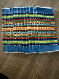 Set Of Twelve Woven Napkins Never Used
