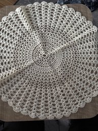 14' Round Crochet Doily