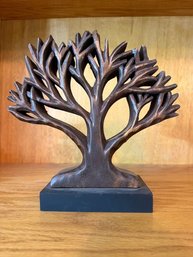 Mid Century Tree Of Life Wood Sculpture  Approx 11' Tall