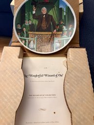 The Wonderful Wizard Of Oz Knowles Limited Edition Porcelain Plate