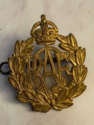 RARE~ RAF Military Brass Hat Pin 1900s World War I