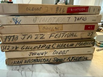 Collection Of Seven Audio Reel To Reel Recordings Jazz, Sinatra, Oldies (50's-60's)