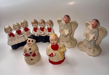 A Collection Of Classic Choir, Holiday Angels And Snowman