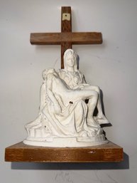 Pieta Sculpture Mary Holding Jesus