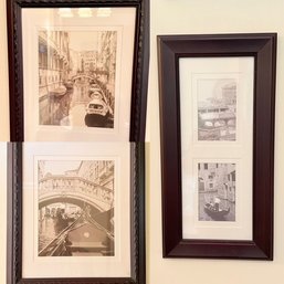 Group Of Three  Sepia Venice Photos