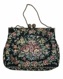 Tapestry Vintage Handbag Gold Chain