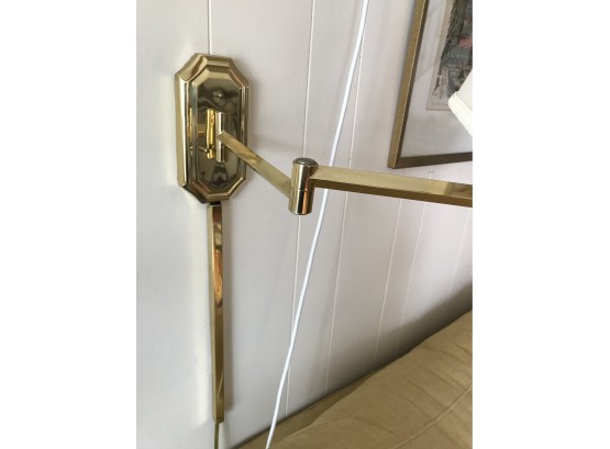 Metal With Glass Table Lamp