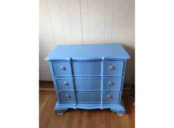 Blue Color Wood Chest