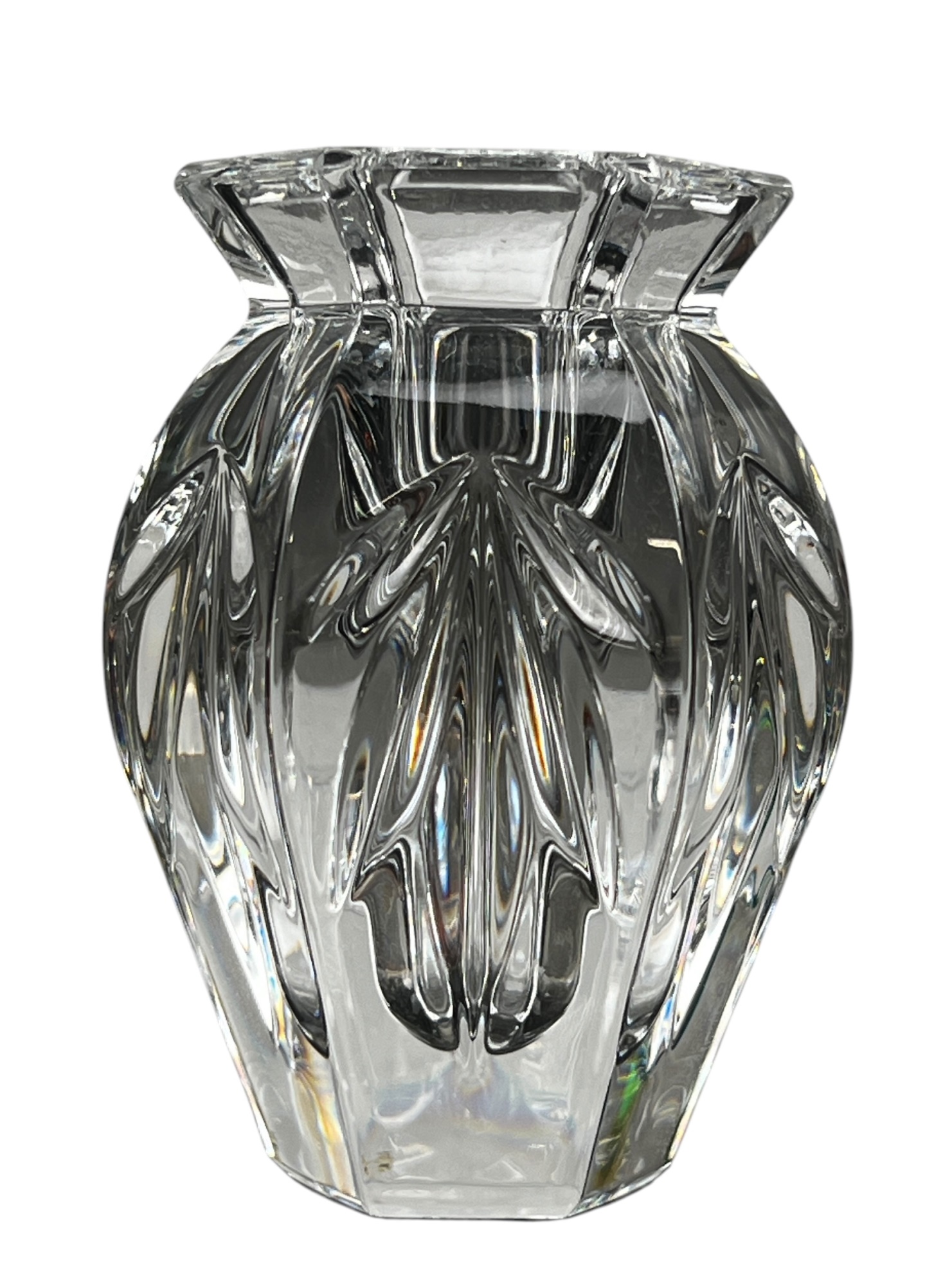 TIFFANY PAPERWEIGHT & WATERFORD BUD VASE #52481 | Auctionninja.com