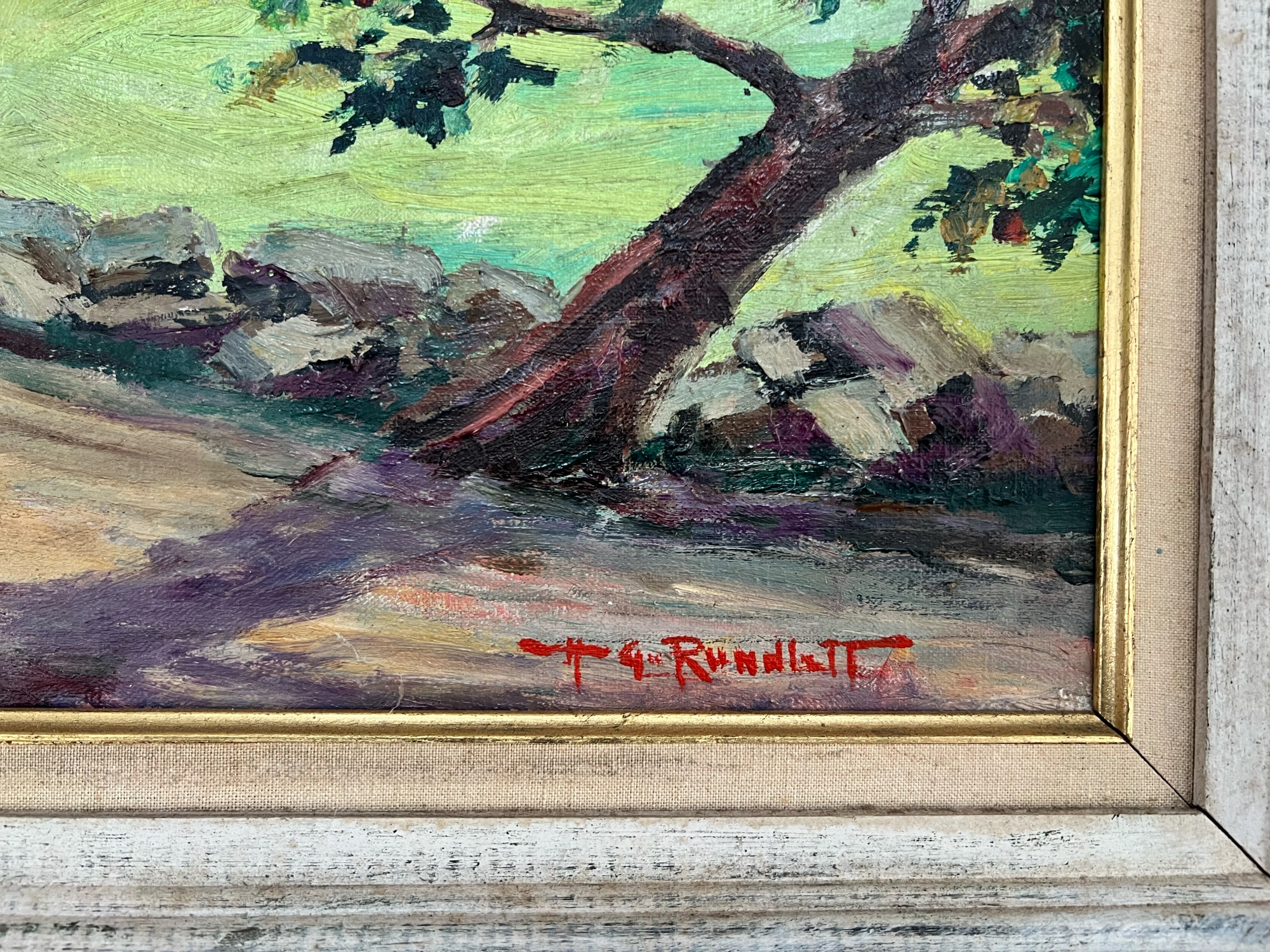 H.G. RUNDLETT (20th c) Gloucester Artist #62809 | Auctionninja.com
