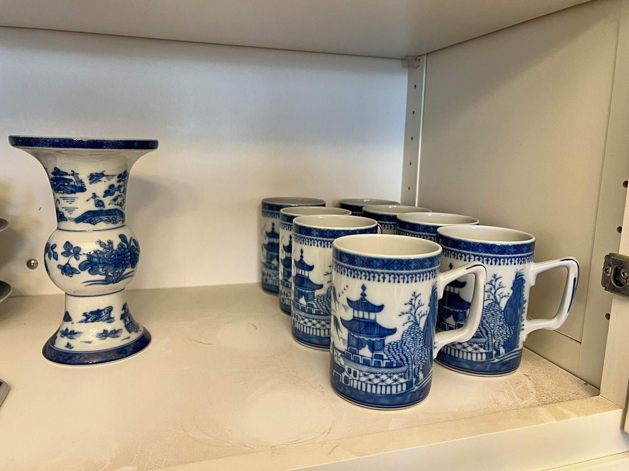 PARTIAL SET of BLUE CANTON by MOTTAHEDEH #62861 | Auctionninja.com