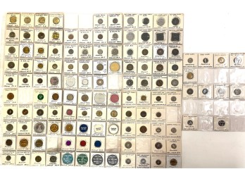 (123) VINTAGE VIRGINIA & W VIRGINIA TRANSIT TOKENS