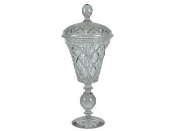 PAIRPOINT 'ADELAIDE' CUT COVERED VASE