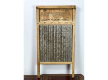 NATIONAL 'TOP NOTCH' PINE WASHBOARD