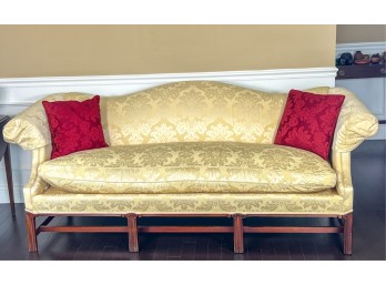 FINLEY UPHOLSTERED CHINESE CHIPPENDALE STYLE SOFA