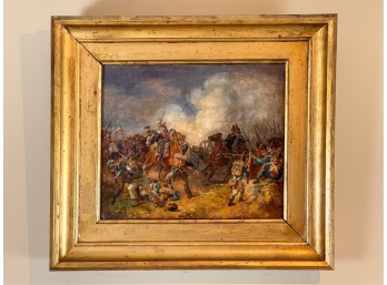 FRENCH SCHOOL (19thc) 'FRANCO PRUSSIAN WAR BATTLE'