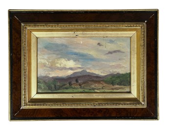 (19th C) WHITE Mts From BERWICK MAINE