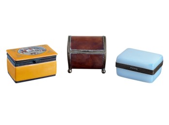 (3) INTERESTING BOXES / OBJECTS Of VIRTUE