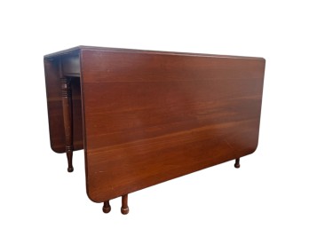 MAHOGANY DROP LEAF TABLE
