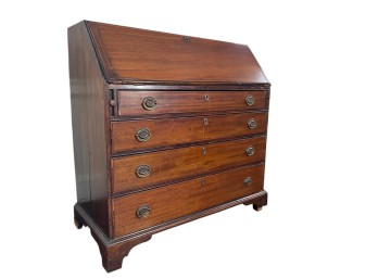 FEDERAL PERIOD MAHOGANY FALL FRONT DESK