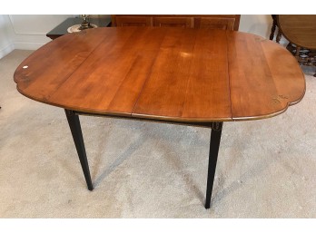 SIGNED HITCHOCK DROP LEAF DINING TABLE