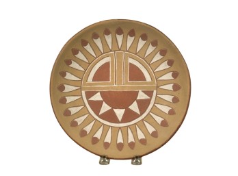 VERONICA CRUZ SAN JUAN PUEBLO PLATE