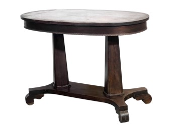 NEOCLASSICAL MAHOGANY TABLE
