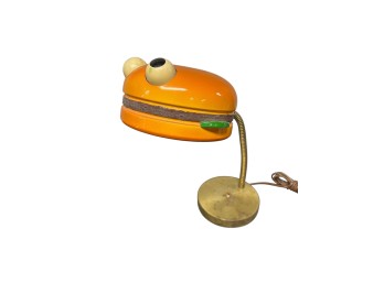 MCDONALDS GOOSENECK HAMBURGER DESK LAMP
