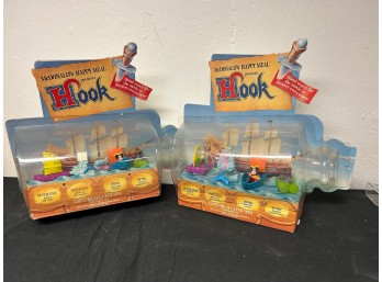 TWO CAPTAIN HOOK HAPPY MEALS DISPLAYS