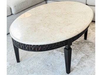 ARHAUS FURNITURE MARBLE TOP COFFEE TABLE