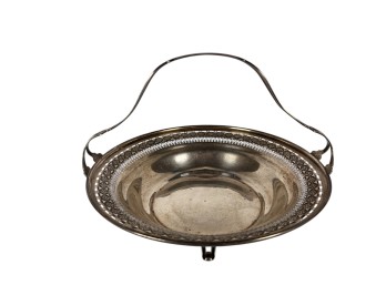 BIGELOW & KENNARD STERLING SILVER RETICULATED DISH