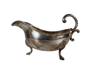 ENGLISH STERLING SILVER GRAVY BOAT
