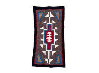 RARE CIRCA 1920 NAVAJO CHILD'S PONY BLANKET