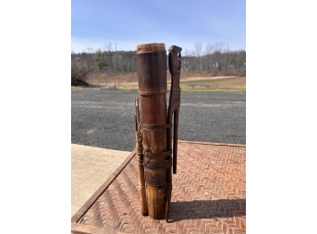 EARLY (20th c) BAMBOO BLOW GUN QUIVER