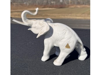ROYAL DUX PORCELAIN ELEPHANT FIGURE