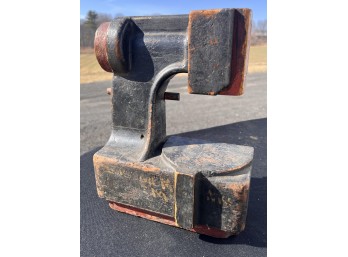 VINTAGE PAINTED WOODEN FORM