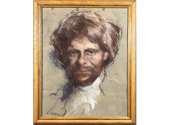 ORIGINAL FRAMED PASTEL PORTRAIT