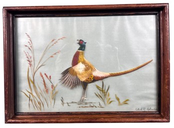 ETHEL HOLMES (20th c) 'CALLING PHEASANT '