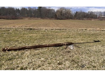 LARGE VINTAGE NEW BEDFORD, MA  BRASS TOGGLE HARPOON