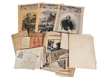 COLLECTION OF (19th c/EARLY 20th c) EPHEMERA
