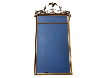 ANTIQUE FEDERAL GILT MIRROR
