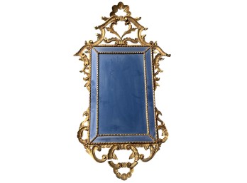 VINTAGE FRENCH CARVED GILT MIRROR