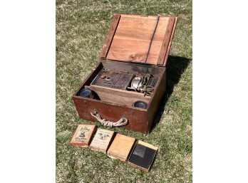 BOSWORTH OPTICAL CO PROJECTOR AND SLIDES