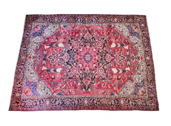 1980's VINTAGE PERSIAN ROOM SIZE CARPET