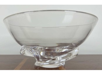 SIGNED STEUBEN CRYSTAL BOWL