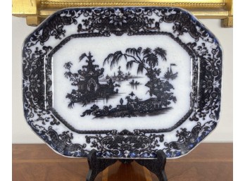 ANTIQUE 'COREAN' IRONSTONE PLATTER