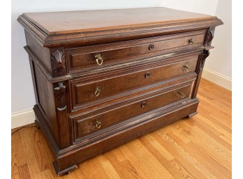 AESTHETIC MOVEMENT WALNUT DRESSER