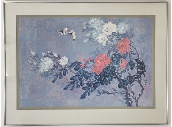 JAPANESE PEONIES & BUTTERFLIES